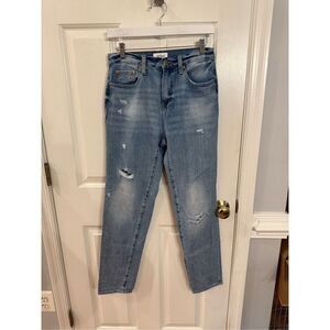 Pistola High Rise Distressed Straight Leg Jeans sz 25 EUC